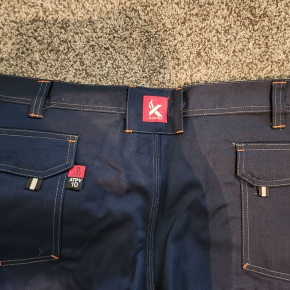 Kontra FR Navy Blue 'Nuts and Bolts' work pants with knee pads 44 x 32 KON1239 - Picture 11 of 17